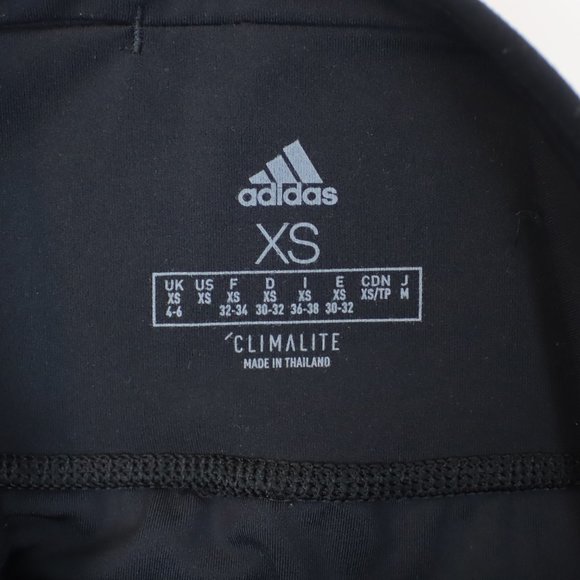 Adidas Womens XS Climalite High-Waisted Stripe Leg Leggings - Picture 4 of 4